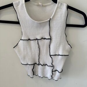 BITTER SWEET CROPPED MUSCLE TANK